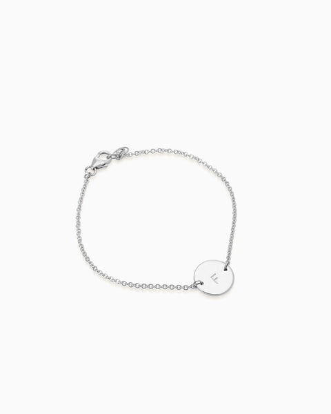 Personalised Plate Bracelet | Silver