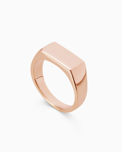 Custom Signet Ring 1.0 | Rose Gold