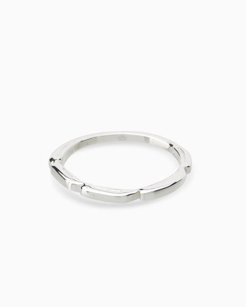 Delicate Trim Stack Ring | Silver