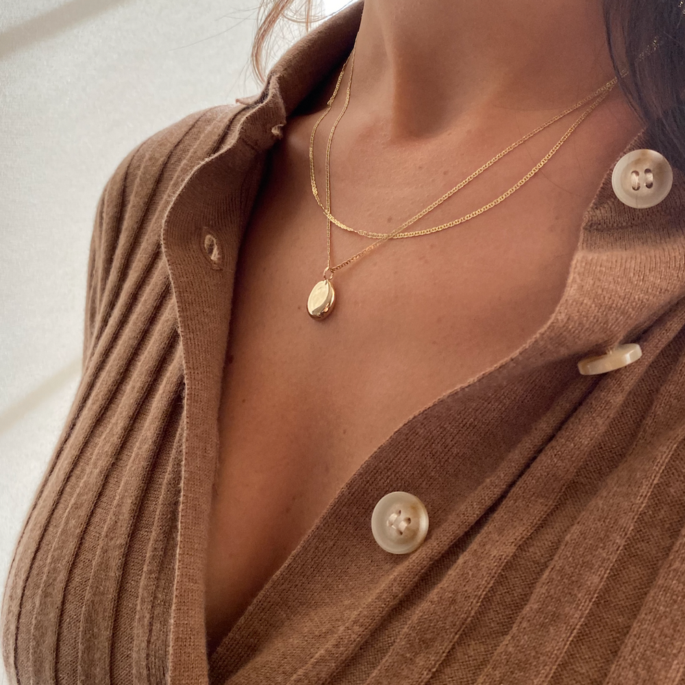 Ingot Necklace 2.0 | Gold