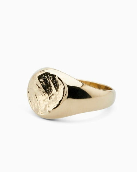 Impression Signet Ring | Yellow Gold