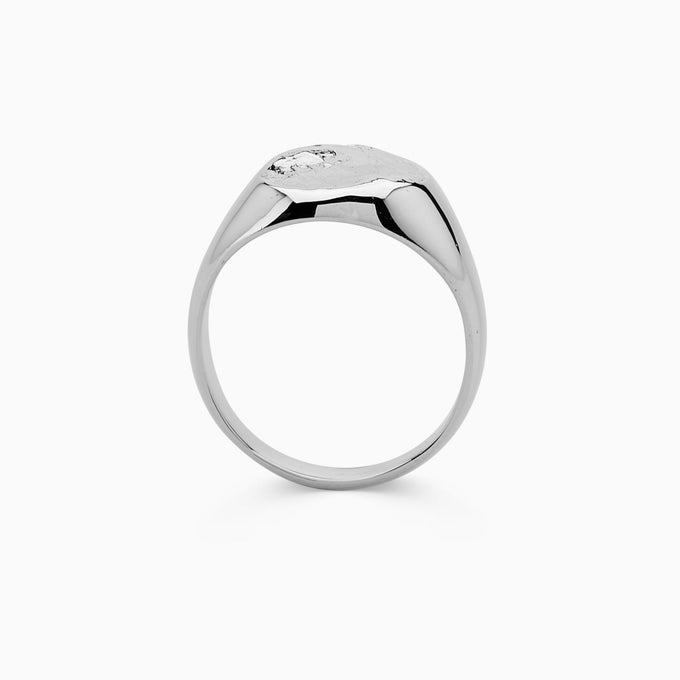 Impression Signet Ring | Silver