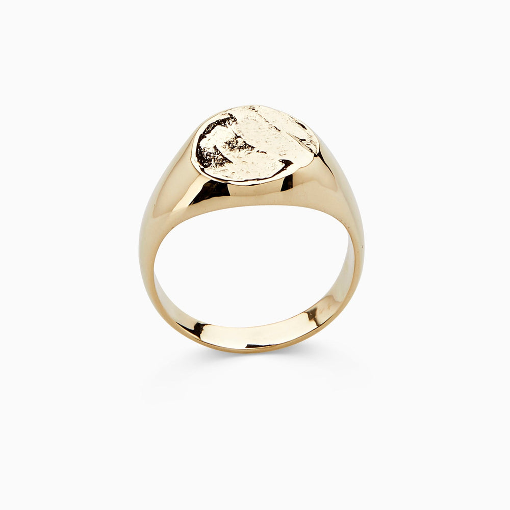 Impression Signet Ring | Yellow Gold