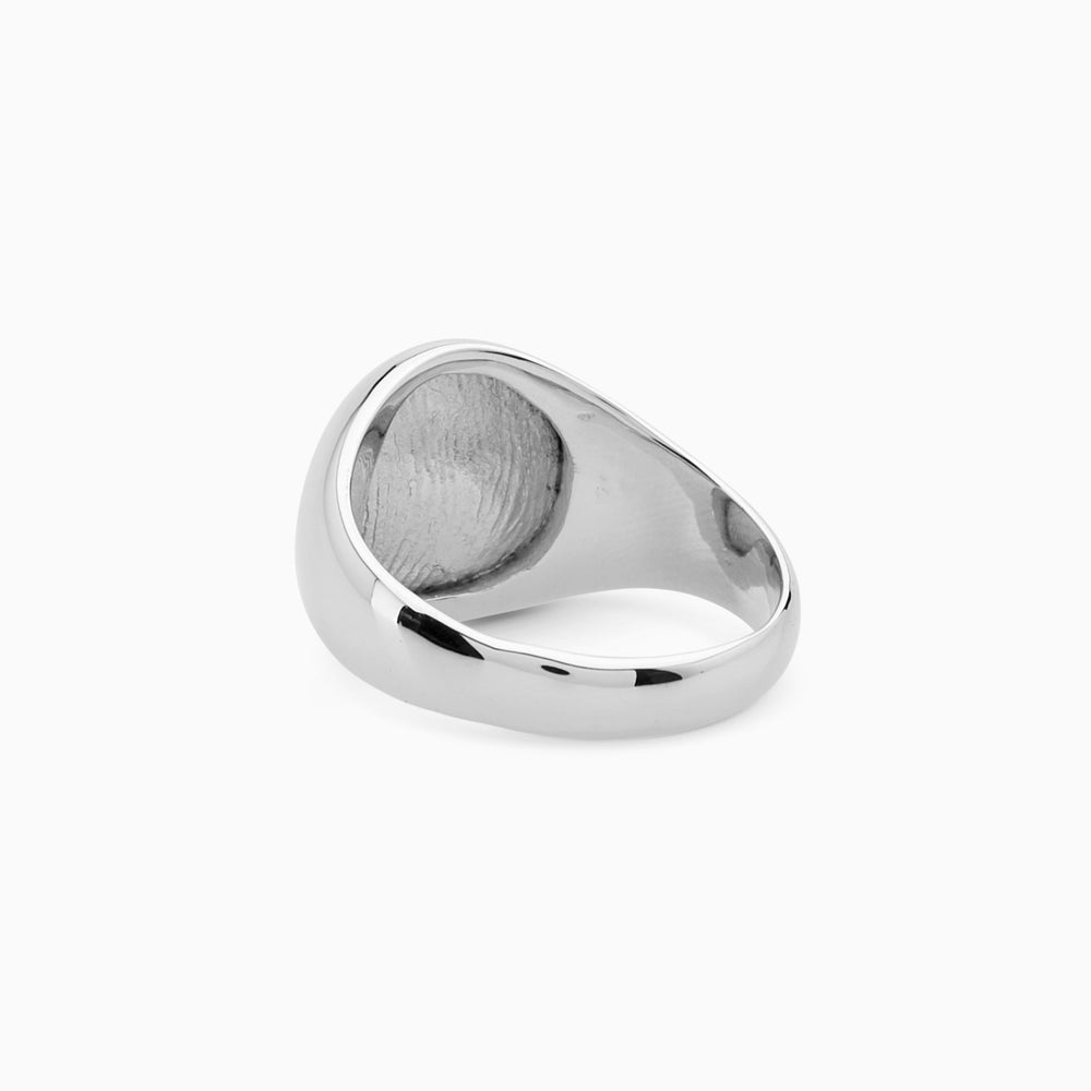 Impression Signet Ring | White Gold