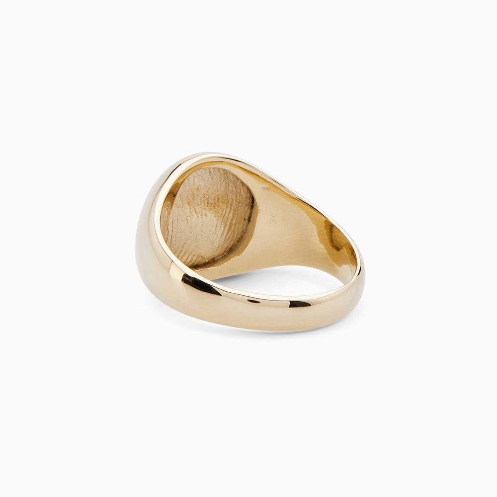 Impression Signet Ring | Yellow Gold