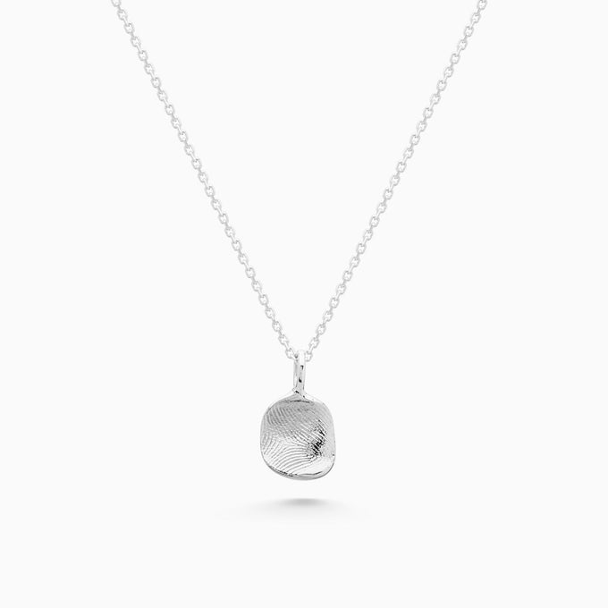 Impression Necklace | White Gold