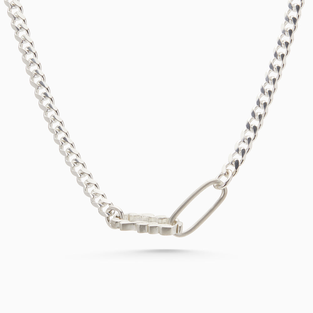 Vault Trim Necklace | Silver