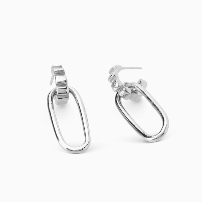 Vault Trim Hoops | Silver