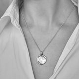 Impression Necklace | White Gold